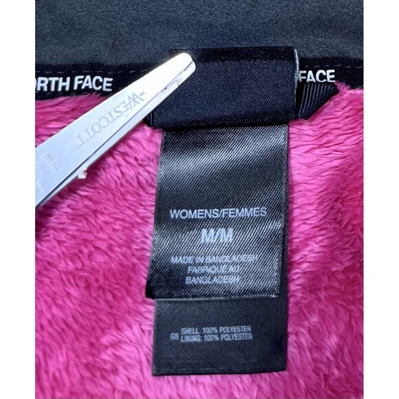 The North Face Full Zip Fuzzy Fleece Pink Jacket - Women Size Medium - Picture 3 of 16